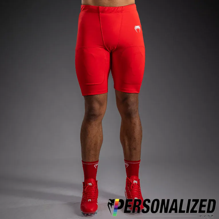 Venum Elite Personalized Football Compression Shorts - Red