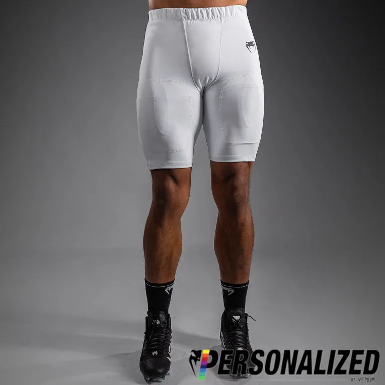 Venum Elite Personalized Football Compression Shorts - White