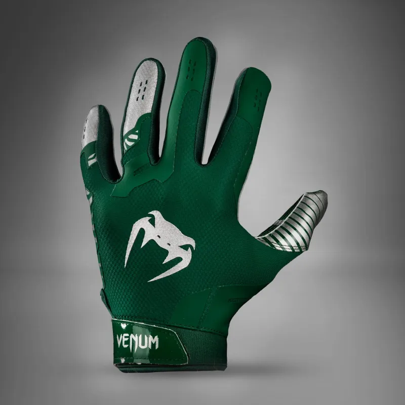Venum Elite Personalized Football Gloves - Forest Green/Silver - Image 2