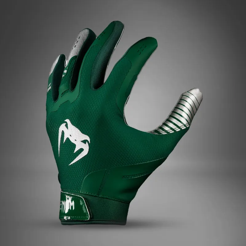 Venum Elite Personalized Football Gloves - Forest Green/Silver - Image 4