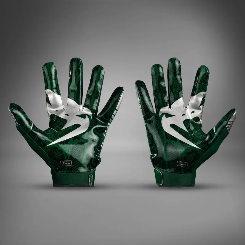 Venum Elite Personalized Football Gloves - Forest Green/Silver - Image 5