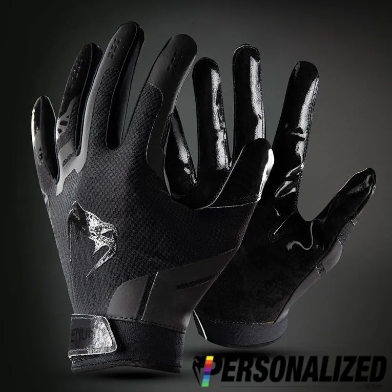 Venum Elite Personalized Football Gloves - Black/Black