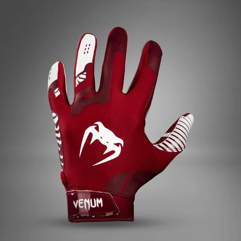 Venum Elite Personalized Football Gloves - Maroon/White - Image 2