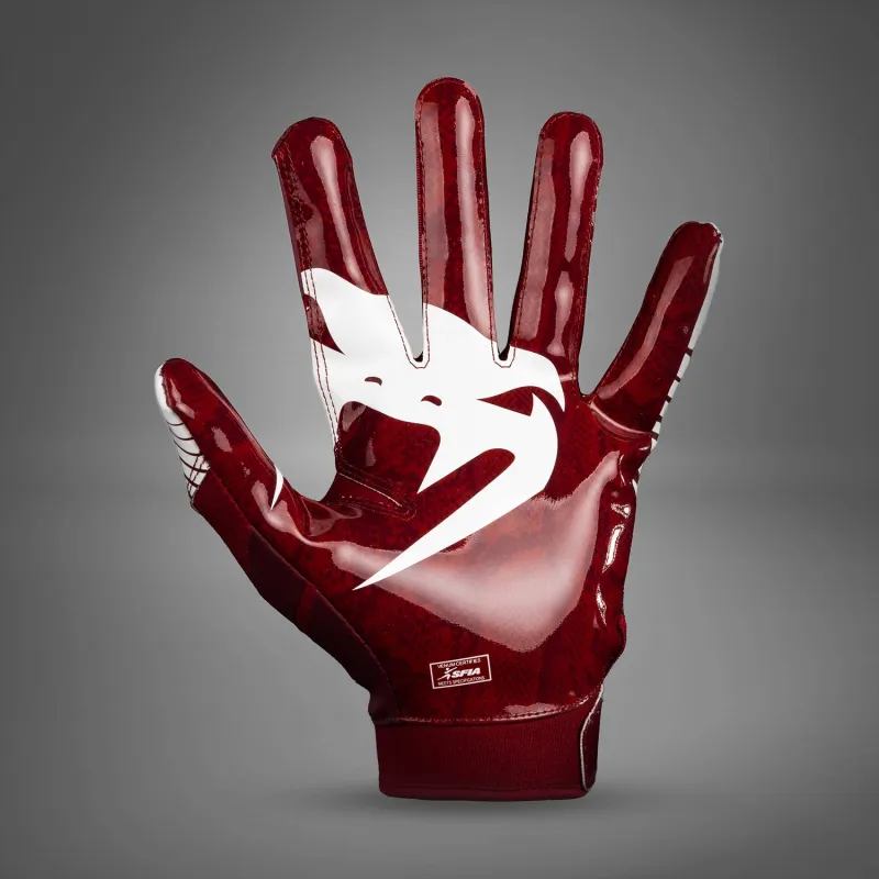 Venum Elite Personalized Football Gloves - Maroon/White - Image 4