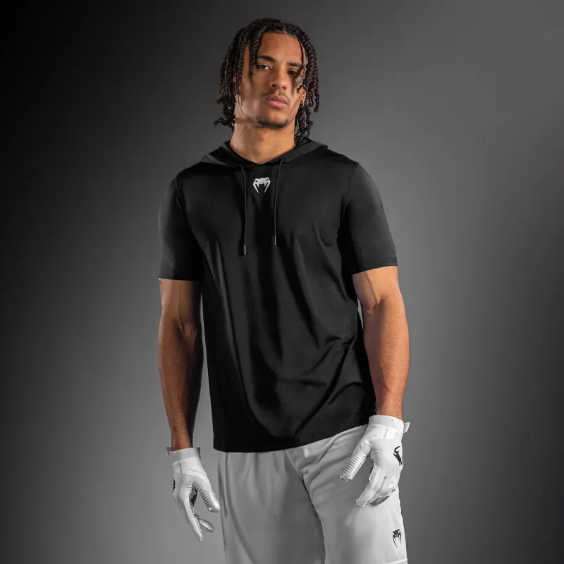 Venum Elite Personalized Short Sleeve Dry-Tech Hoodie - Black - Image 2
