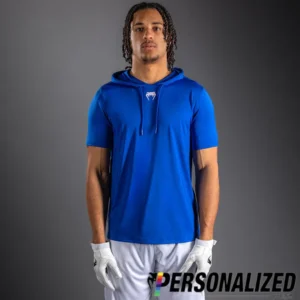 Venum Elite Personalized Short Sleeve Dry-Tech Hoodie - Royal Blue