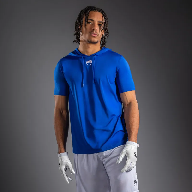 Venum Elite Personalized Short Sleeve Dry-Tech Hoodie - Royal Blue - Image 2