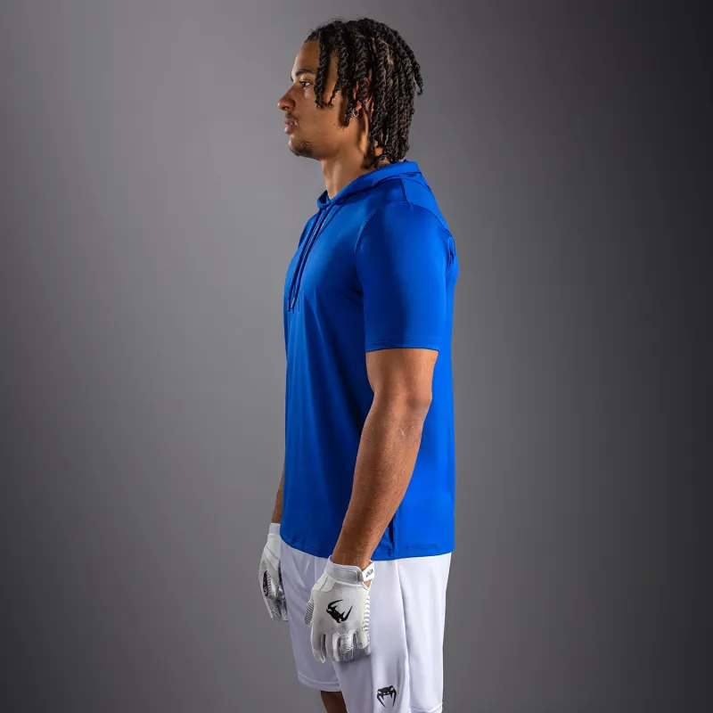 Venum Elite Personalized Short Sleeve Dry-Tech Hoodie - Royal Blue - Image 3