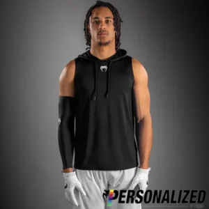 Venum Elite Personalized Sleeveless Dry-Tech Hoodie - Black