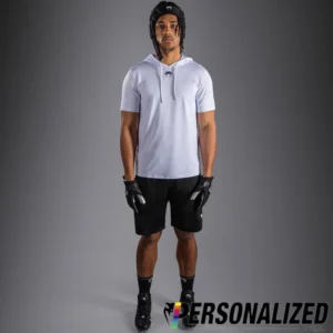Venum Elite Personalized Short Sleeve Dry-Tech Hoodie - White