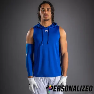 Venum Elite Personalized Sleeveless Dry-Tech Hoodie - Royal Blue