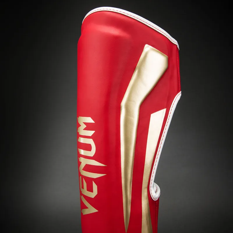 Venum Elite Shin Guards - Red - Image 3