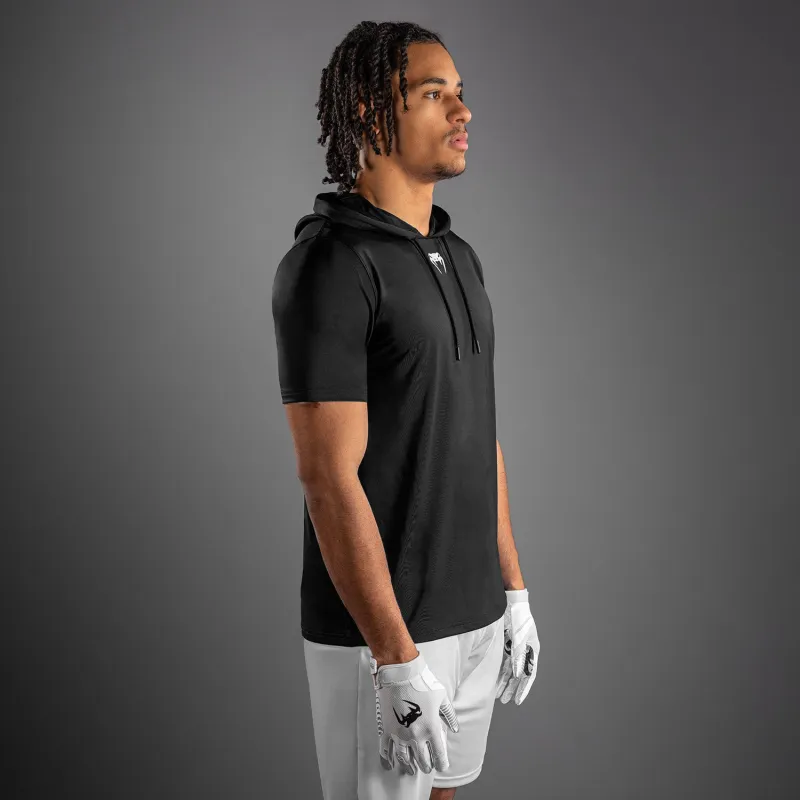 Venum Elite Short Sleeve Dry-Tech Hoodie - Black - Image 3