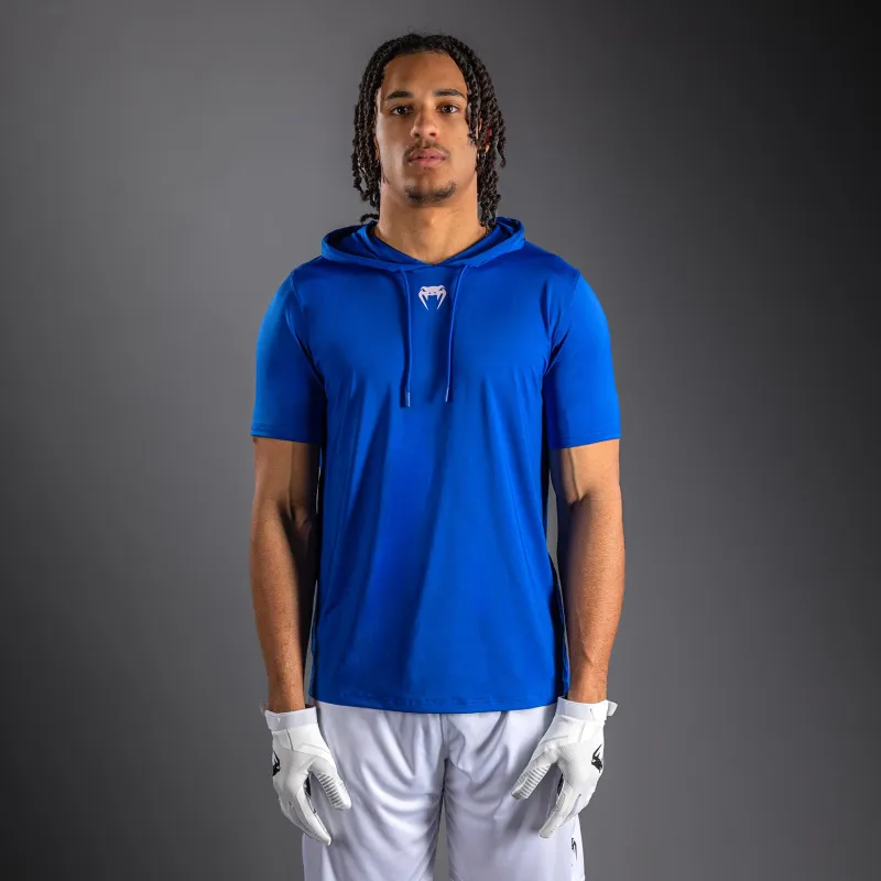 Venum Elite Short Sleeve Dry-Tech Hoodie - Royal Blue