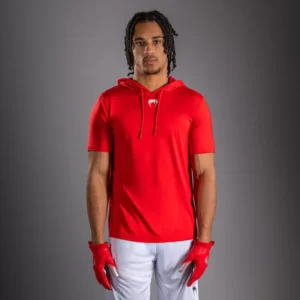 Venum Elite Short Sleeve Dry-Tech Hoodie - Red