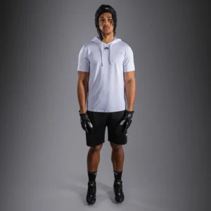 Venum Elite Short Sleeve Dry-Tech Hoodie - White