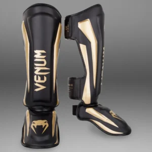 Venum Elite Standup Shin guards - Black/Gold