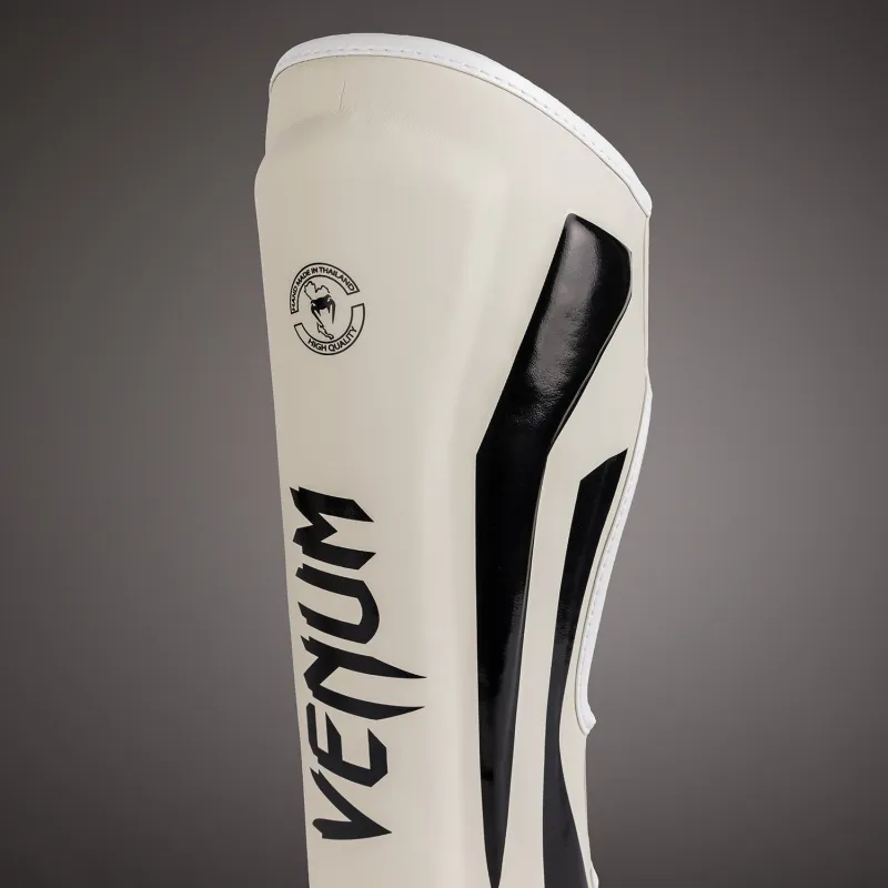 Venum Elite Standup Shinguards - White/Black - Image 4