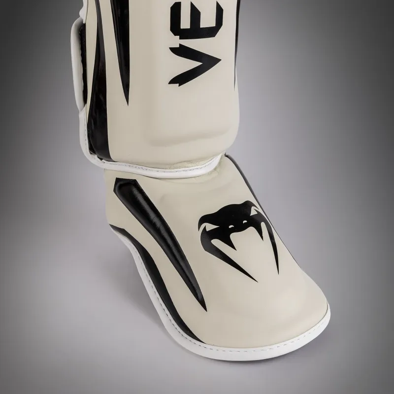 Venum Elite Standup Shinguards - White/Black - Image 5