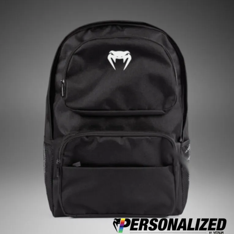 Venum Essential Backpack Personalized - Black (Medium, 24L)