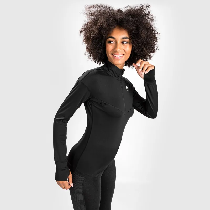 Venum Essential Women's Base Layer Top - Black - Image 3