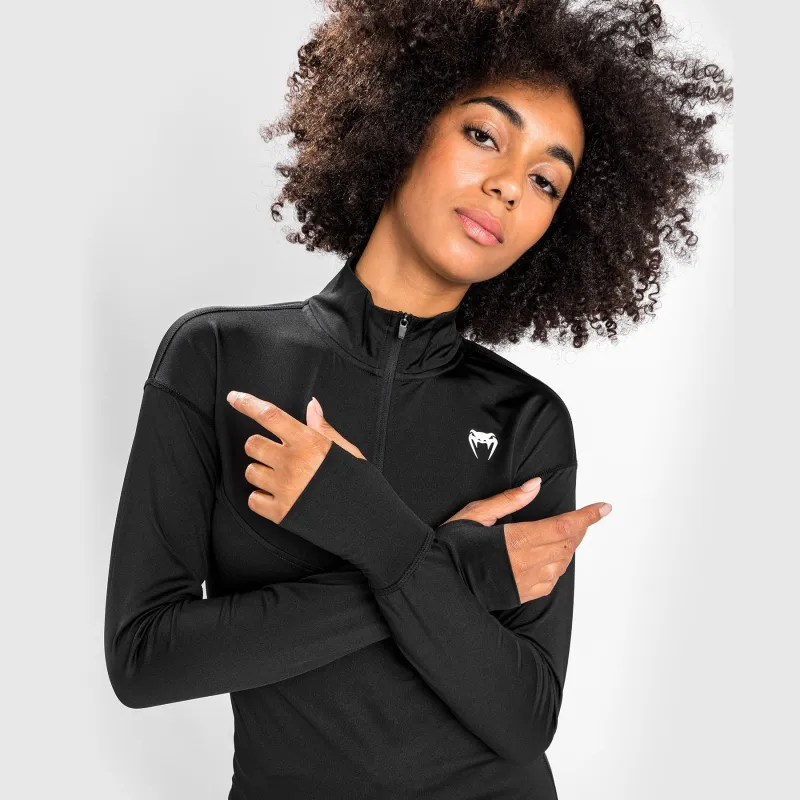 Venum Essential Women's Base Layer Top - Black - Image 4