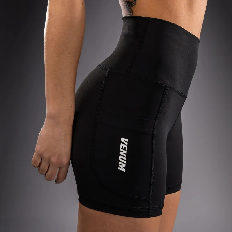 Venum Essential Women's Bike Shorts - Black - Image 5