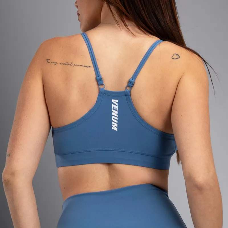 Venum Essential Women's Low Impact Sports Bra - Storm Blue - Image 5