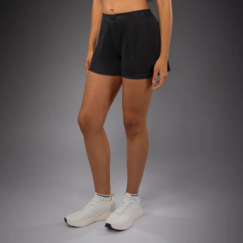 Venum Flowfit Women's Training Shorts - Black - Image 2