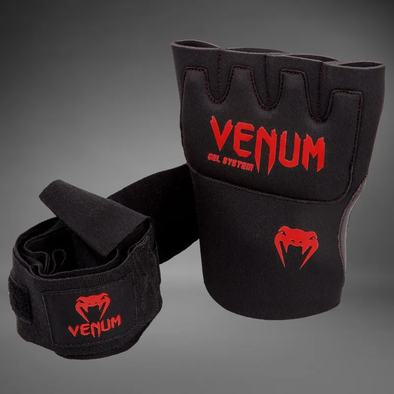Venum Gel Kontact Quick Wraps - Black/Red - Image 5