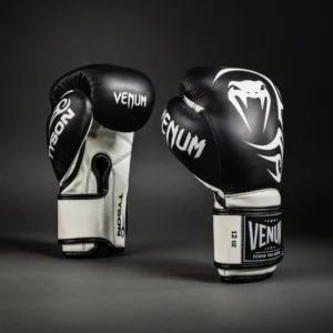Venum Giant 2.0 Mike Tyson Pro Boxing Gloves - Deep Black/Optical White