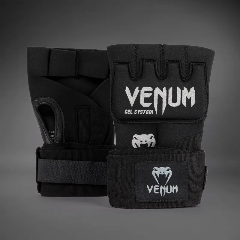 Venum Gel Kontact Quick Wraps - Black/Silver