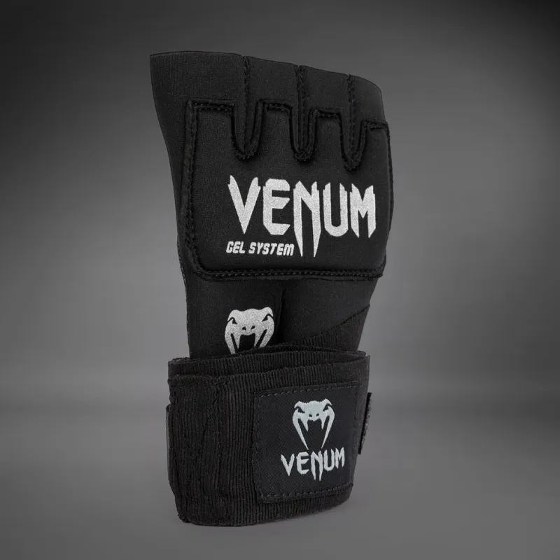Venum Gel Kontact Quick Wraps - Black/Silver - Image 2