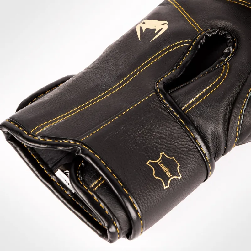 Venum Giant 2.0 Pro Boxing Gloves Velcro - Black/Black-Gold - Image 3