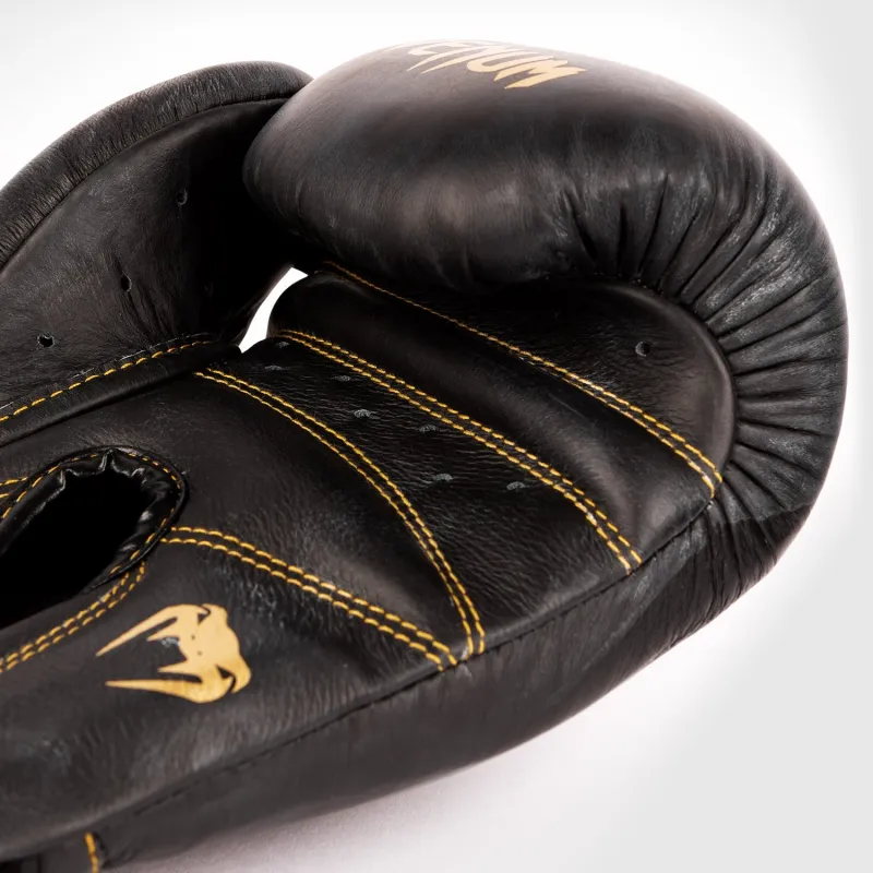 Venum Giant 2.0 Pro Boxing Gloves Velcro - Black/Black-Gold - Image 4