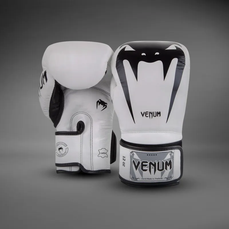 Venum Giant 3.0 Boxing Gloves - Nappa Leather - White - Image 2