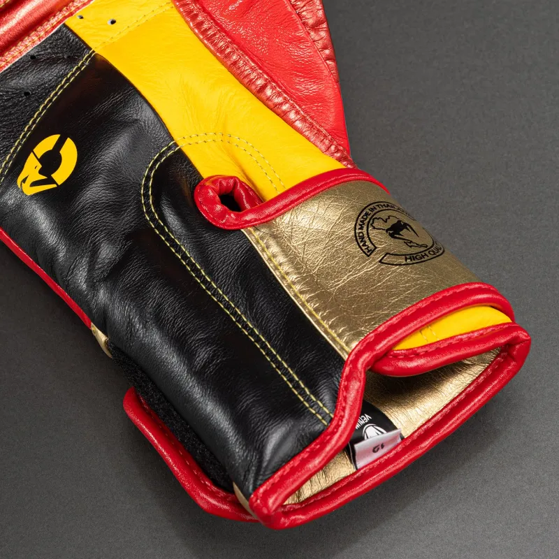 Venum Giant 3.0 Boxing Gloves - Red/Yellow/Gold - Image 4