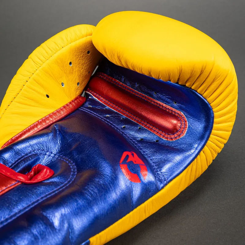 Venum Giant 3.0 Boxing Gloves - Yellow/Blue/Red - Image 5