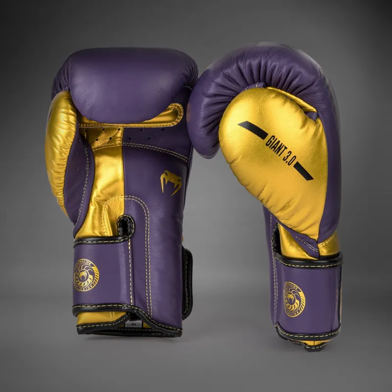 Venum Giant 3.0 Boxing gloves - Dark Purple/Gold - Special Edition - Image 3