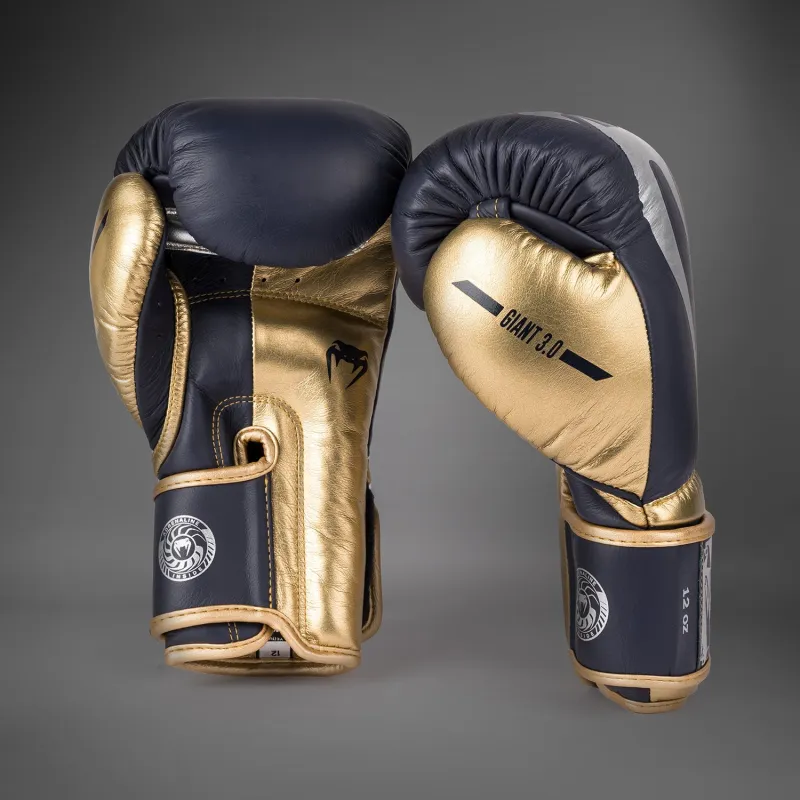 Venum Giant 3.0 Boxing gloves - Navy/Gold - Special Edition - Image 2