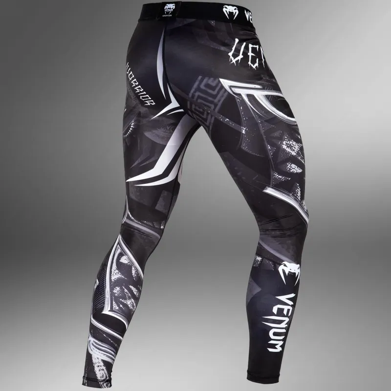 Venum Gladiator 3.0 Compression Tights - Black/White - Image 2