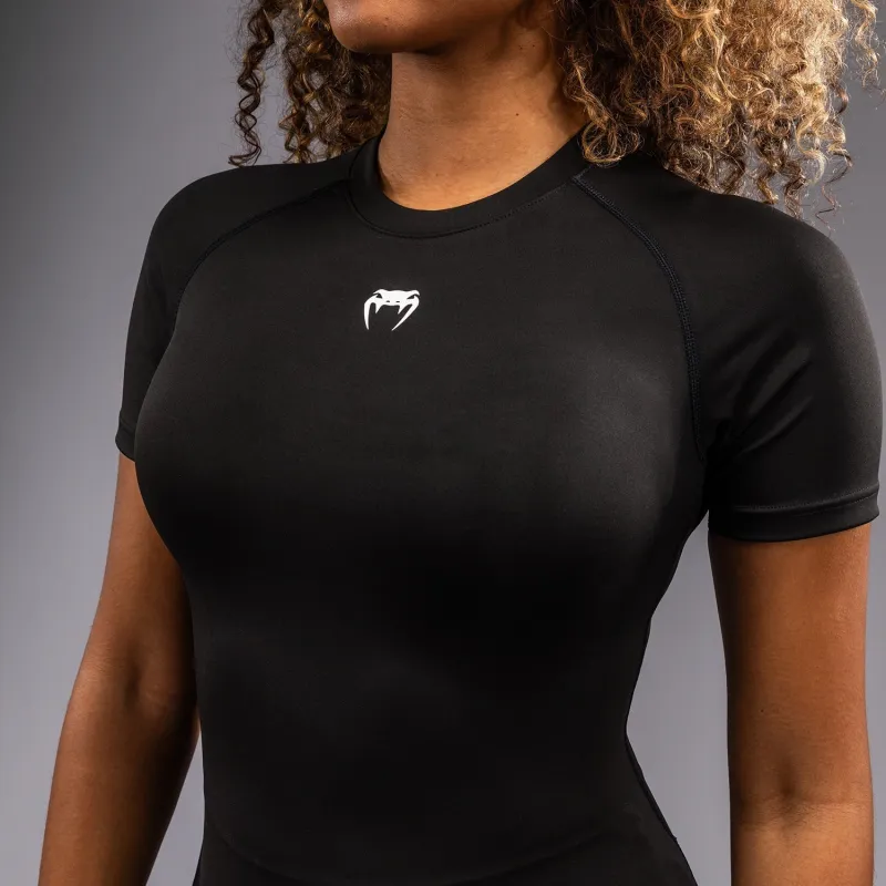 Venum Halo Women's Rashguard Short Sleeves - Black - Image 4