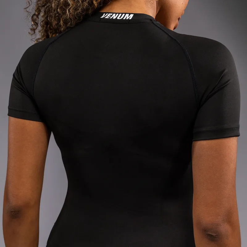 Venum Halo Women's Rashguard Short Sleeves - Black - Image 5