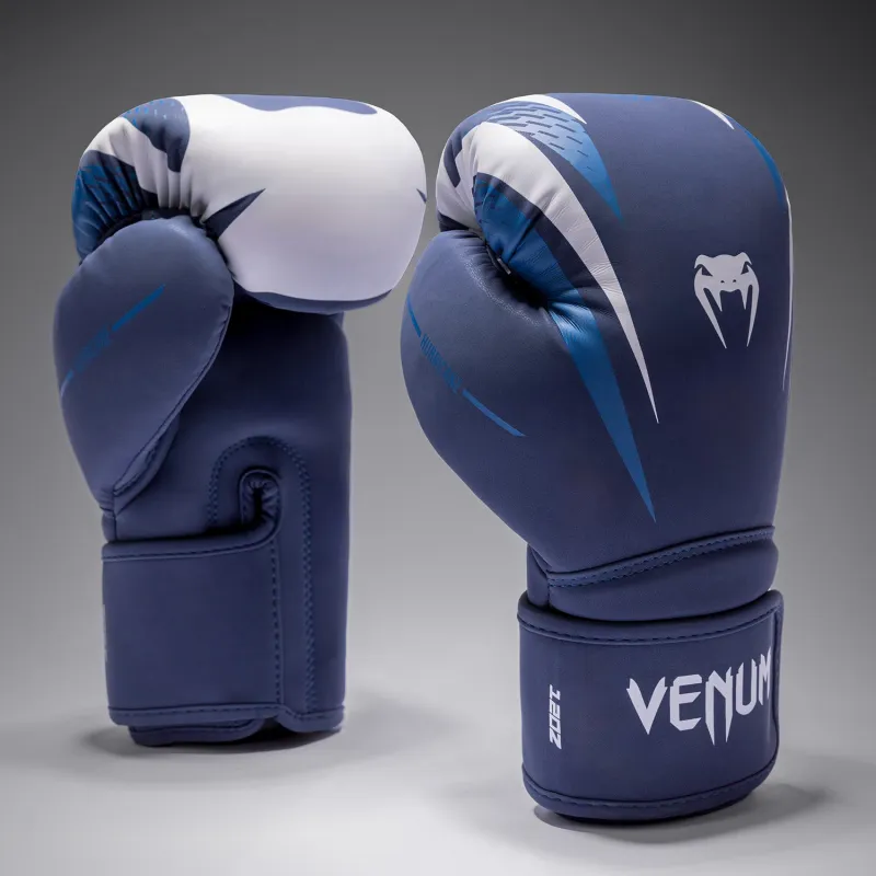 Venum Hurricane Boxing Gloves - Midnight Blue/ White - Image 2