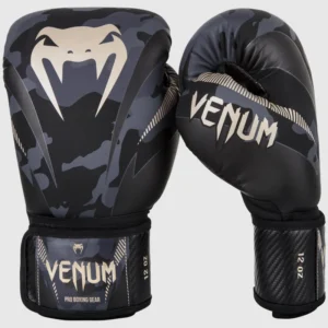 Venum Impact Boxing Gloves - Dark Camo/Sand