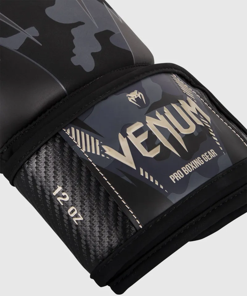 Venum Impact Boxing Gloves - Dark Camo/Sand - Image 3