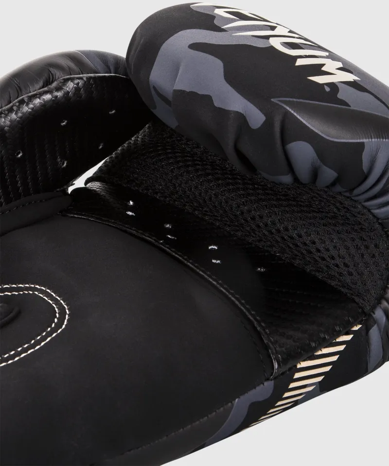 Venum Impact Boxing Gloves - Dark Camo/Sand - Image 4