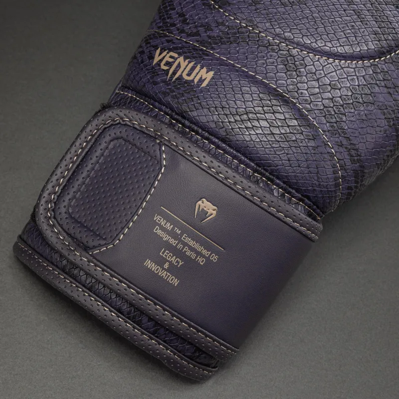 Venum Impact Evo Scales Boxing Gloves - Dark Purple - Image 3