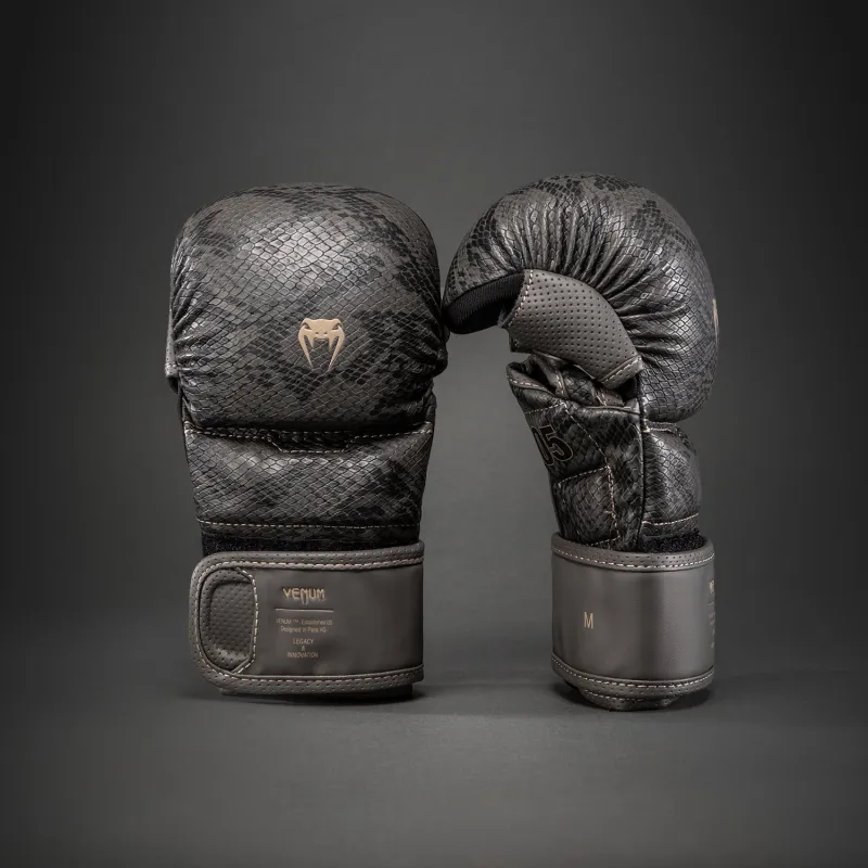 Venum Impact Evo Scales MMA Sparring Gloves - Dark Grey - Image 2