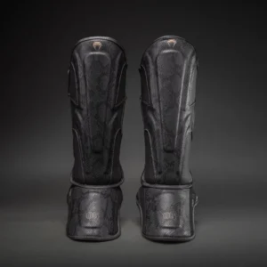 Venum Impact Evo Scales Shin Guards - Dark Grey